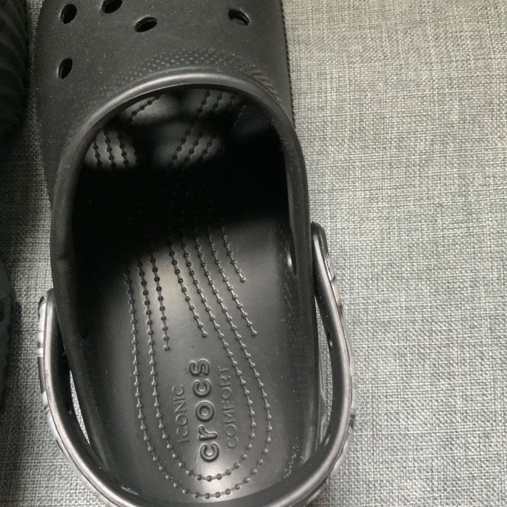 Black Platform Disco Crocs shoes, Size women’s 10 - Picture 7 of 9